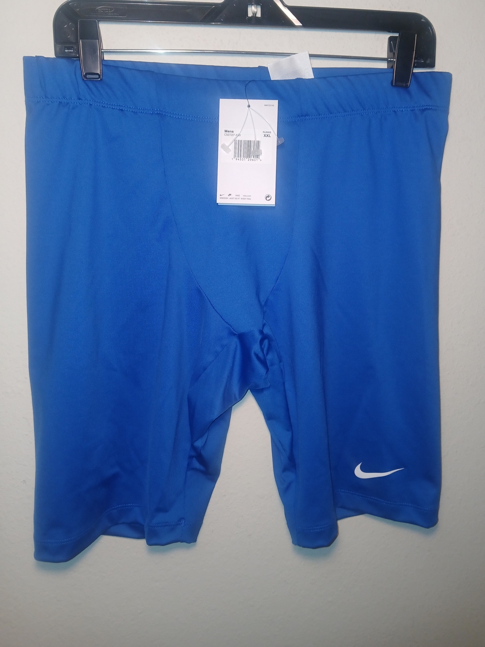 Nike Men's Team Dri-FIT Half Tight Running Shorts Royal Blue 2XL CV2727-493